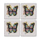 MDF Coasters  4 X 4 INCH |Beautiful Digitally Printed| Set of 4 |butterfly pattern